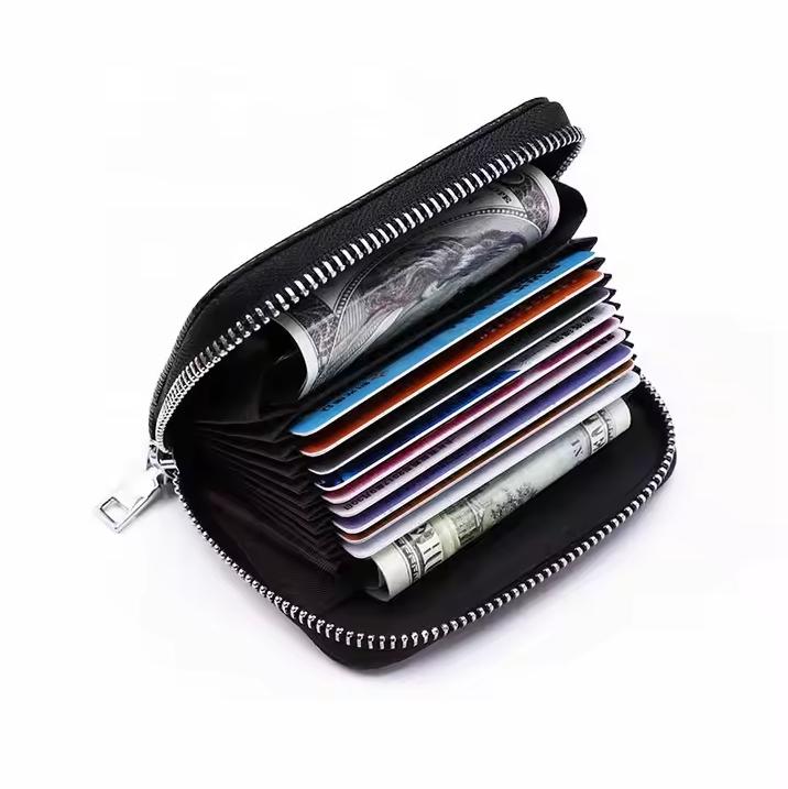 Leather Credit Card Holder Wallet