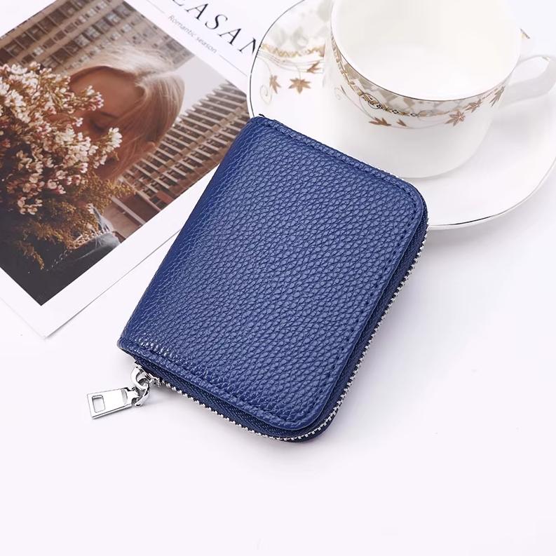 Leather Credit Card Holder Wallet