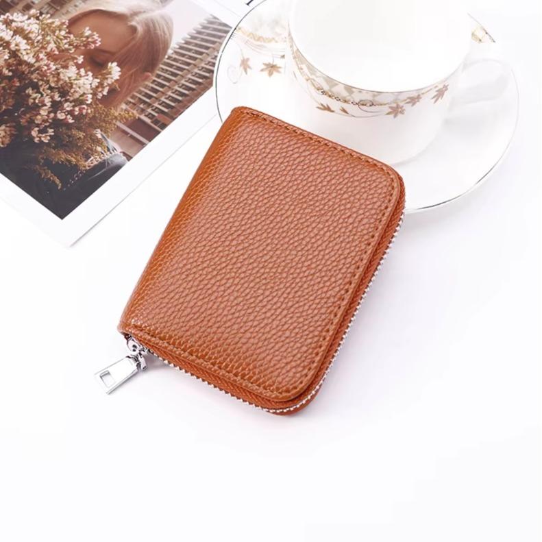 Leather Credit Card Holder Wallet