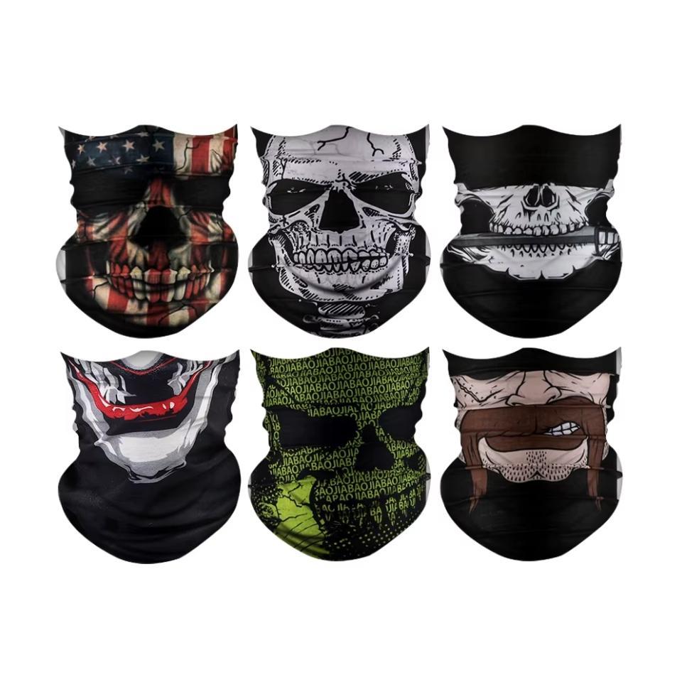 Face Mask Neck Gaiters 6 pack